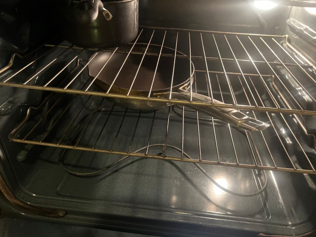 After cleaning oven