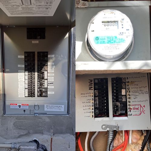 Upgrading the 100 AMP Main Panel to 200 AMP