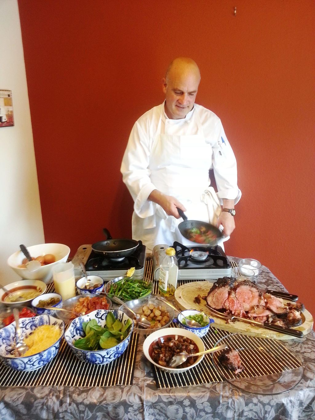 Omelette Bar, Prime Rib