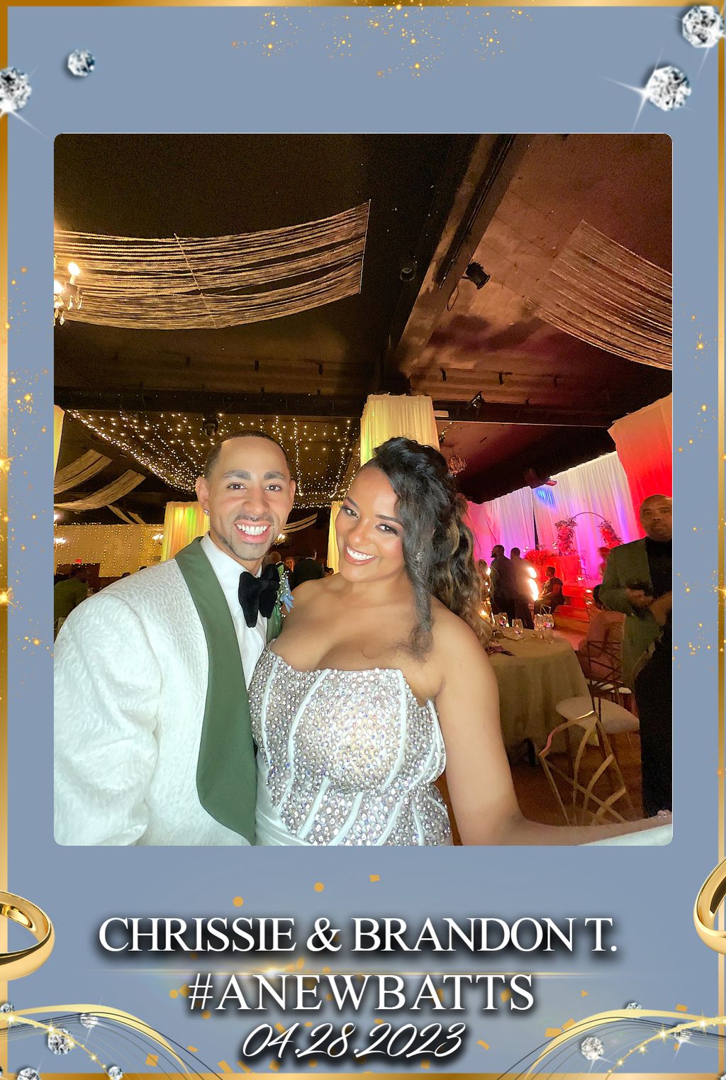 Newlyweds Brandon & Chrissie Batts