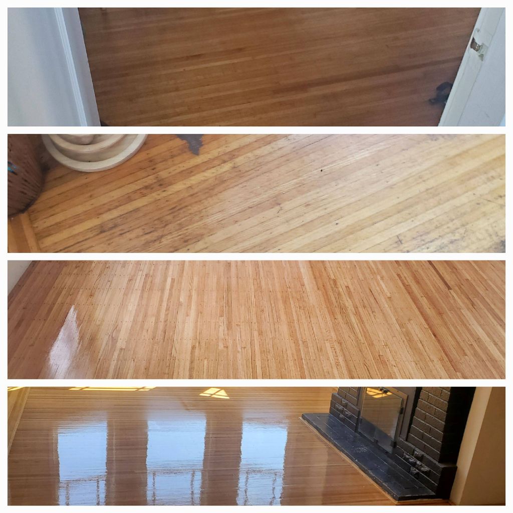 Refinished floors 