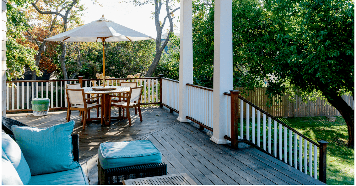 backyard deck