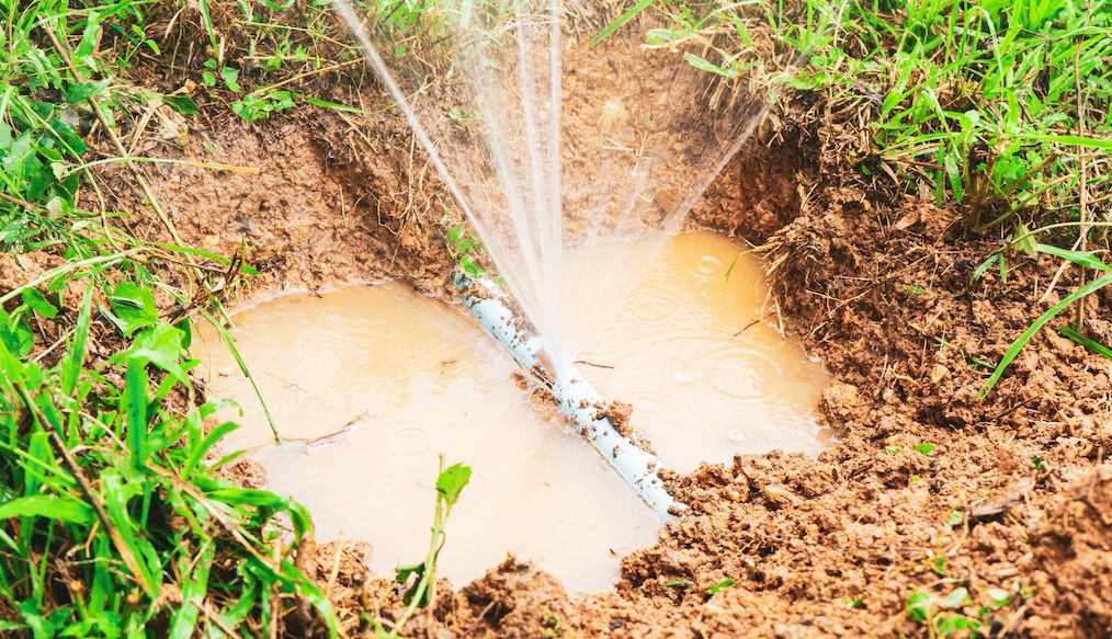 How to tell if you have a water leak underground.