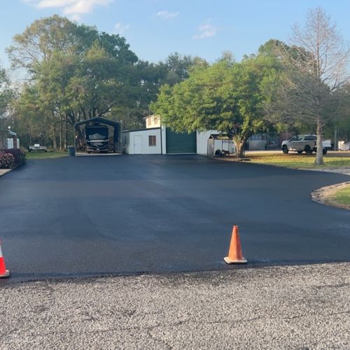 Edwards blacktop, paving, very professional done e