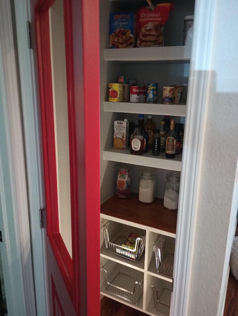 finished pantry