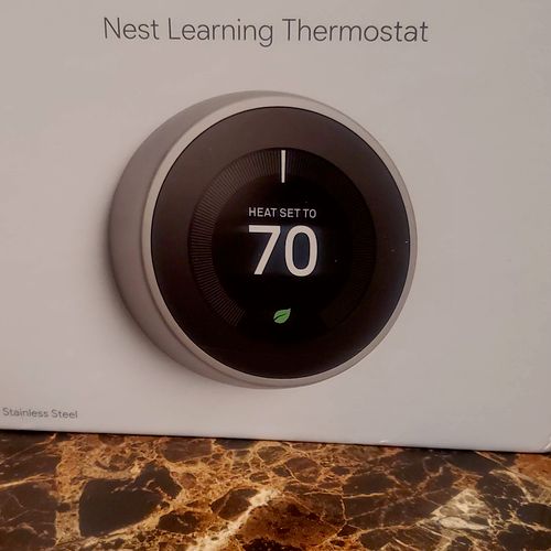 Mr. Priahin installed my nest thermostat. He was p