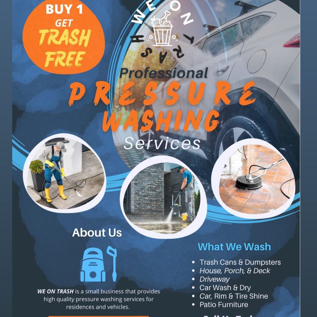 WeOnTrash Pressure Washing