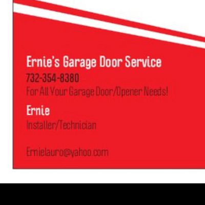 Avatar for Ernie’s garage door service