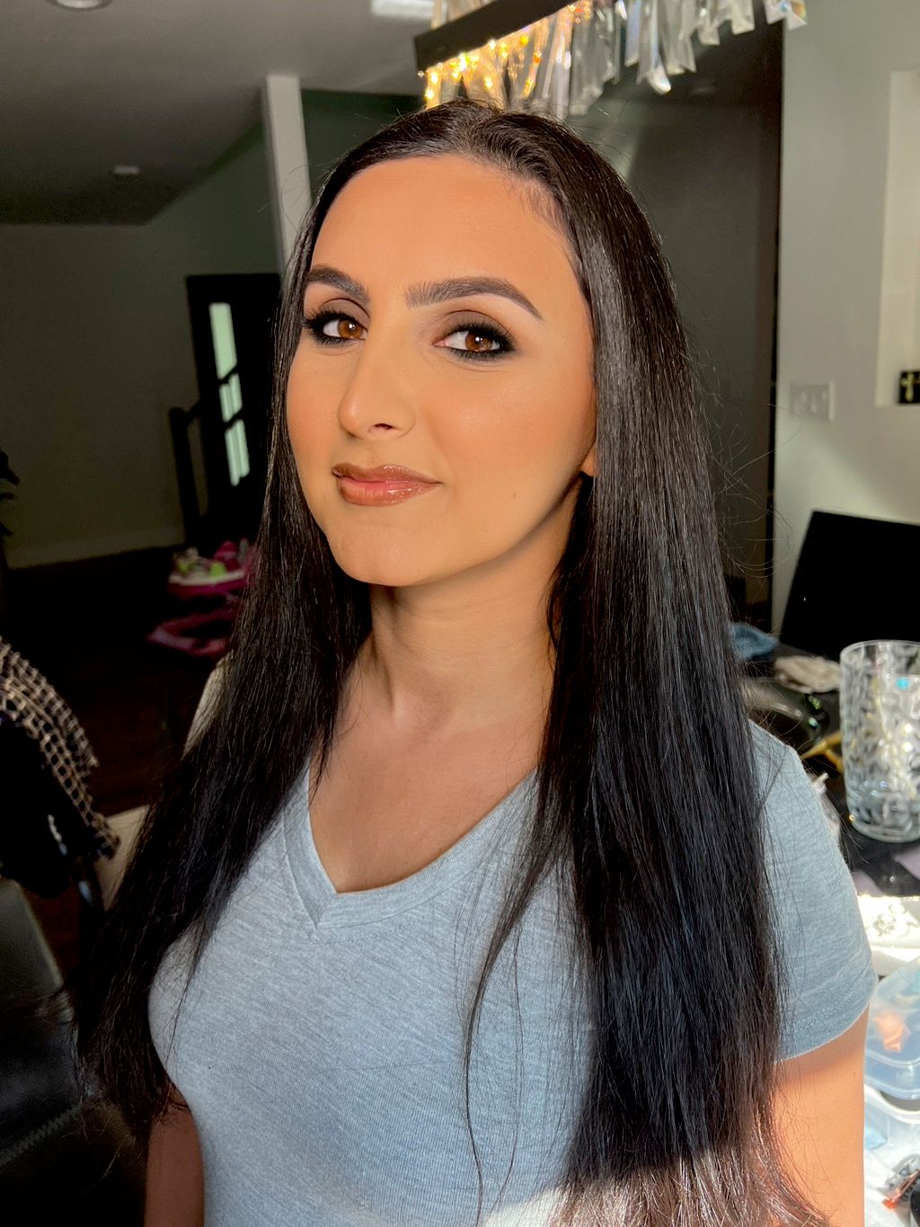 Hollywood  smoky eye
