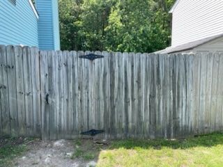 Hired to replace fence/gate. VanBuren and Accompan