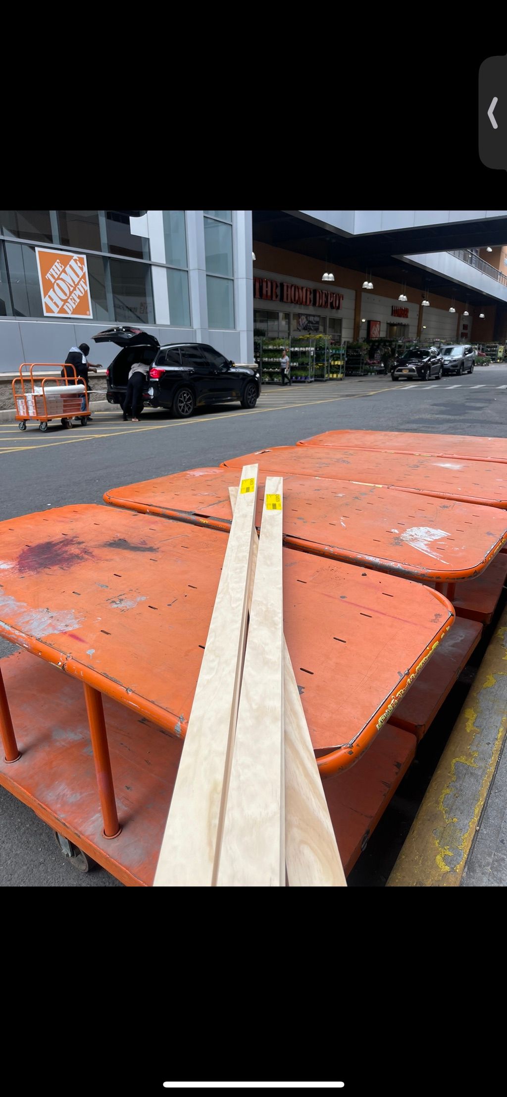 The Home Depot small lumber order fulfilled 