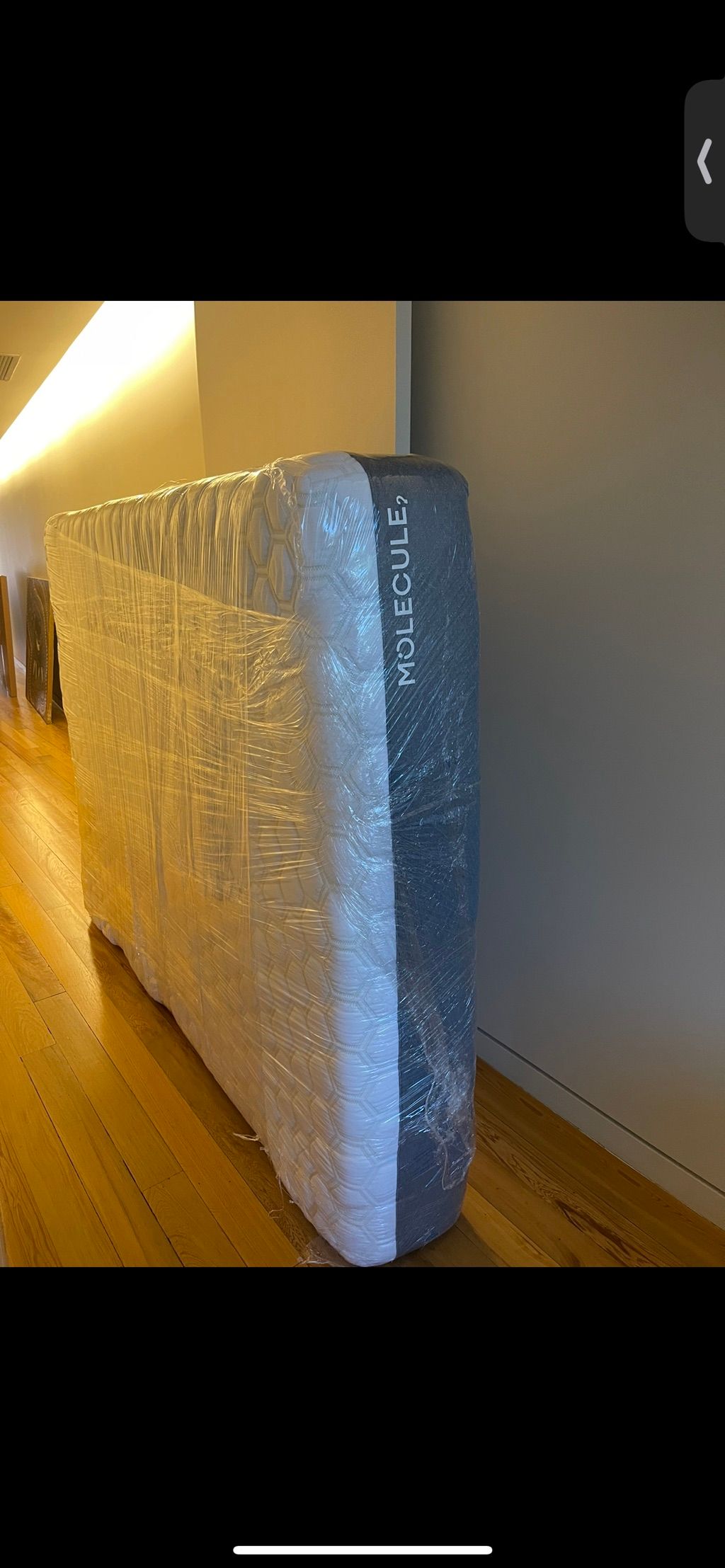 Mattress wrapped and delivered (Purchased by clien