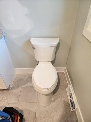 After: New Toilet is in Place
