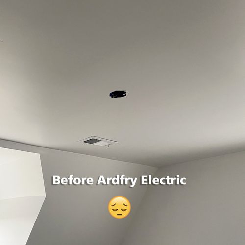 I had a tricky ceiling fan install that needed som