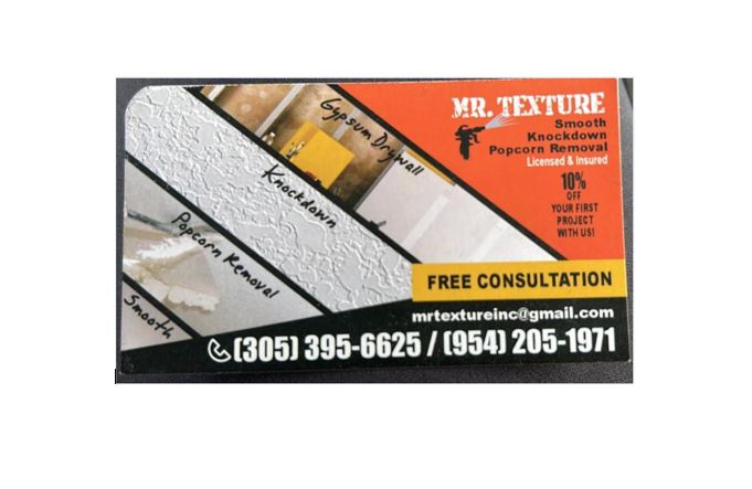 Mr. Texture "Broward-Palm Beach-Dade Counties"