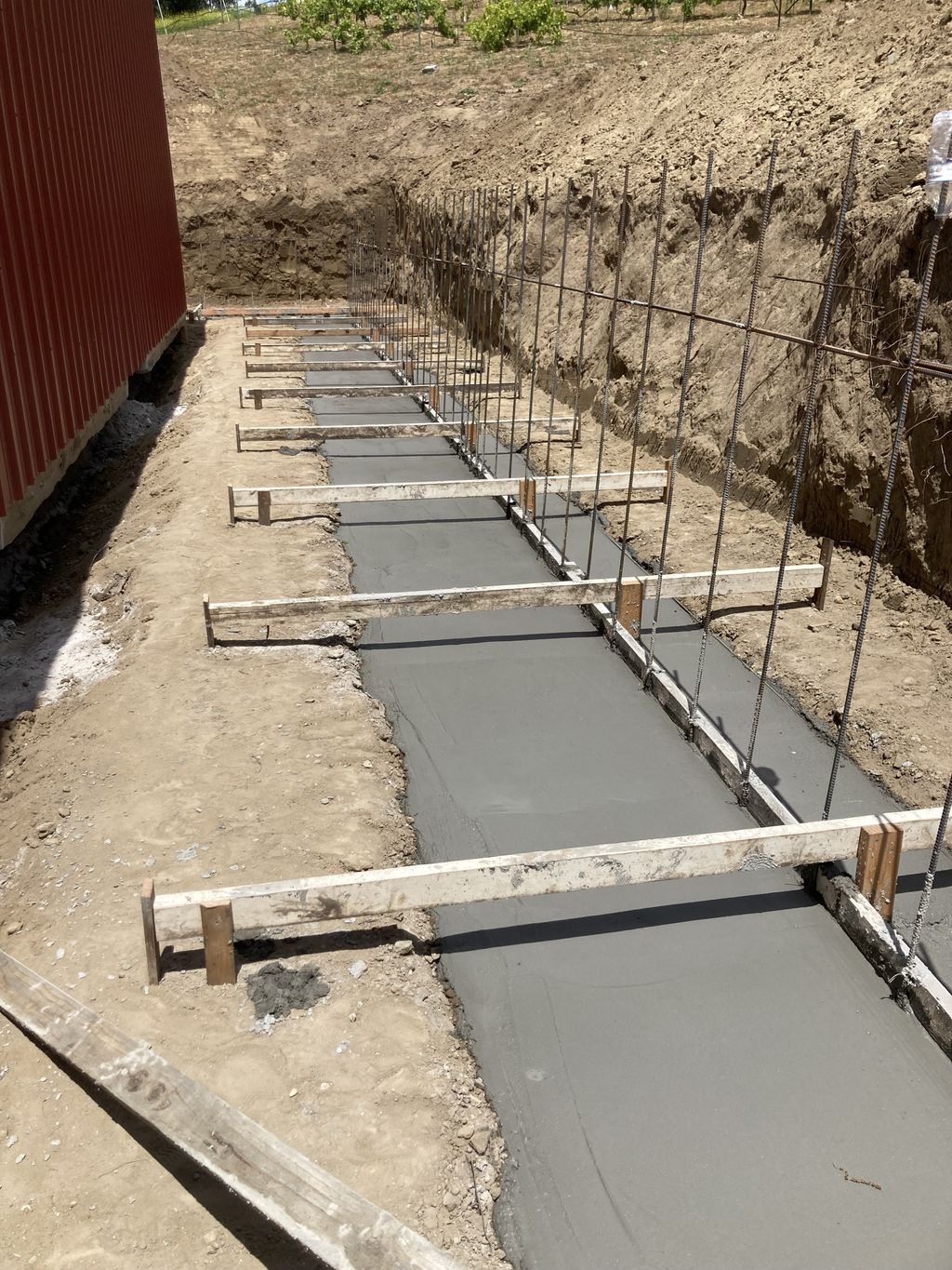 Retaining wall Somis
