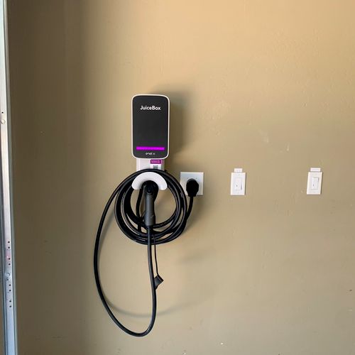 Electric car charger installation (2/2)