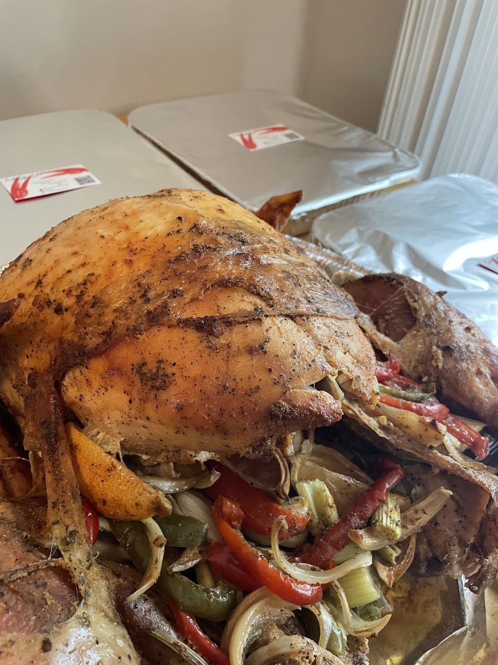 Baked turkey