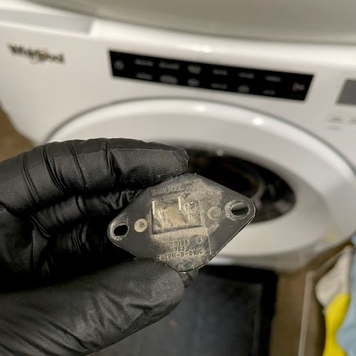 Dryer inside cleaning and thermistor replacement