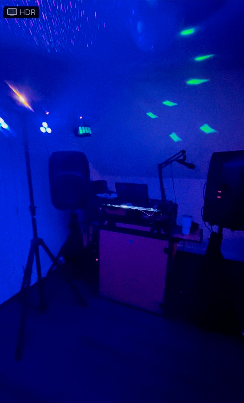 Setting up for a house party