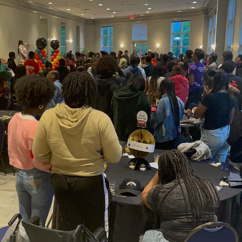Motivating students at a conference!