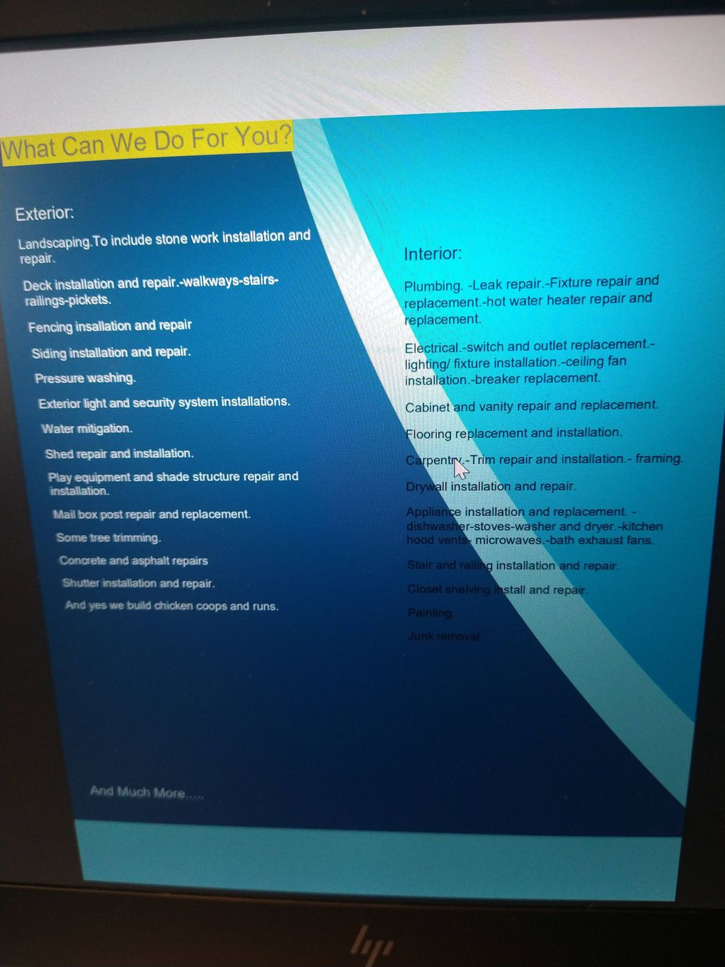 Projects and media
