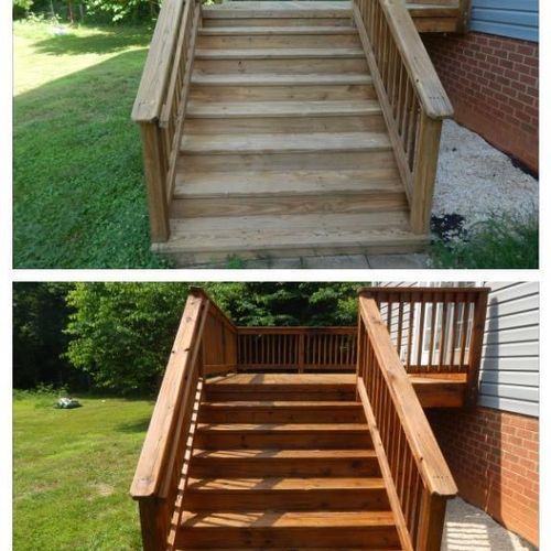 Deck Staining and Sealing