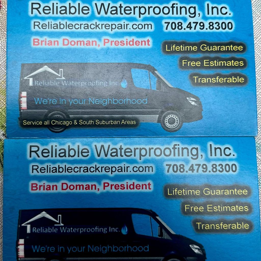 Reliable Waterproofing