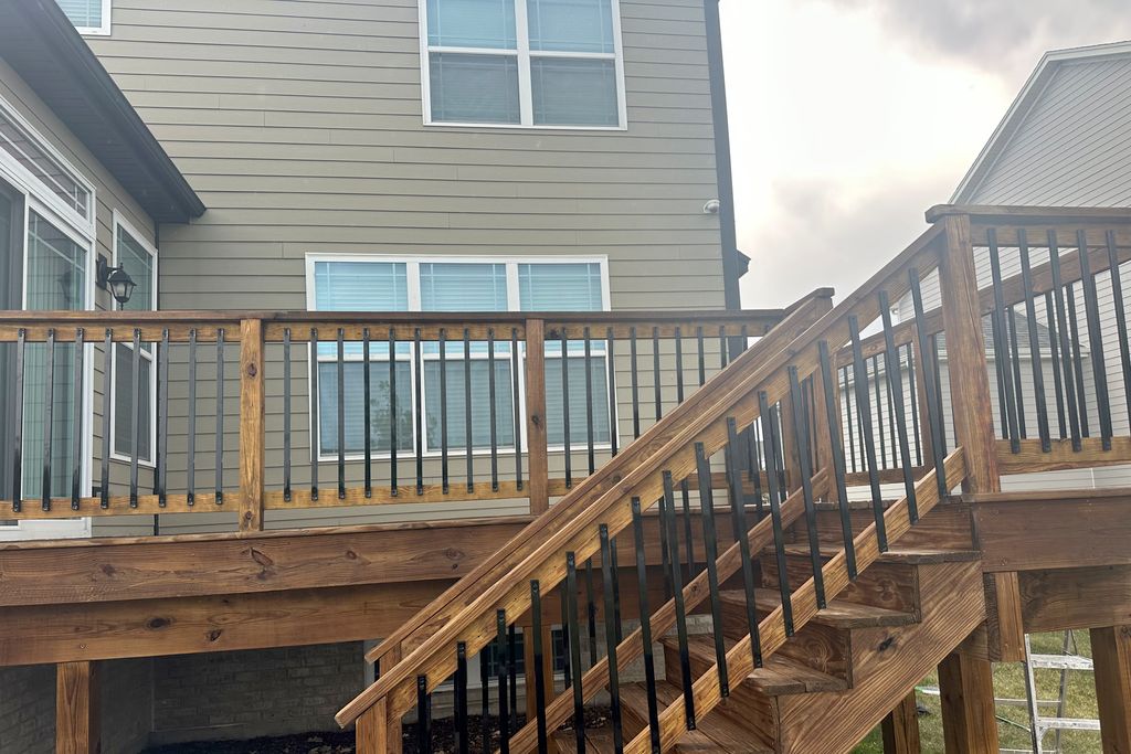 Deck Staining and Sealing project from 2023
