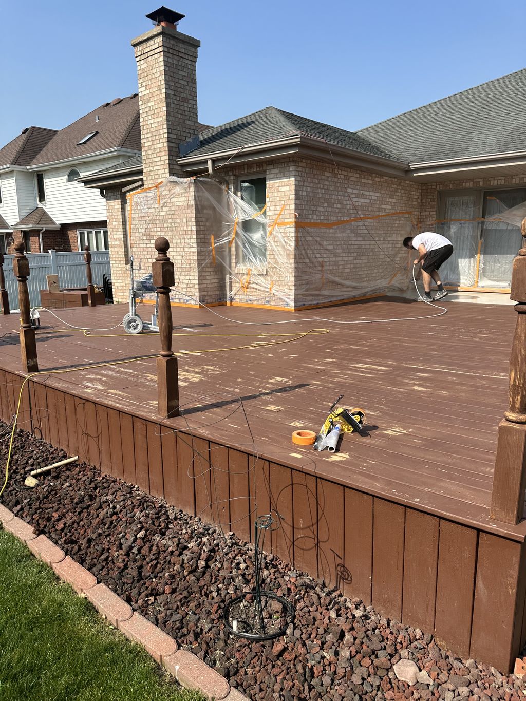 Deck Staining and Sealing