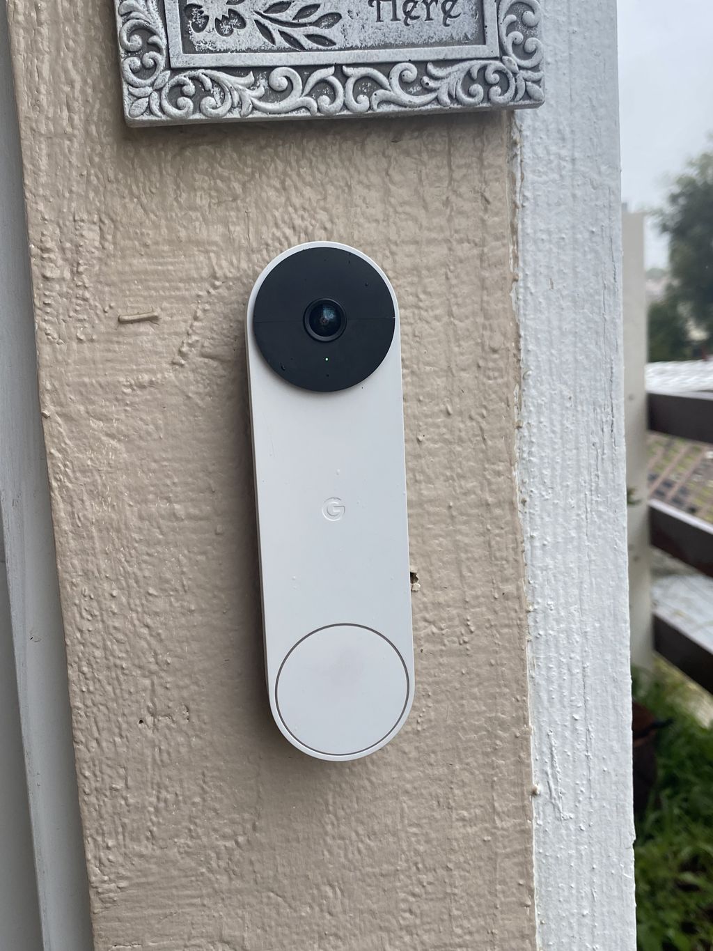 Google door bell installation 