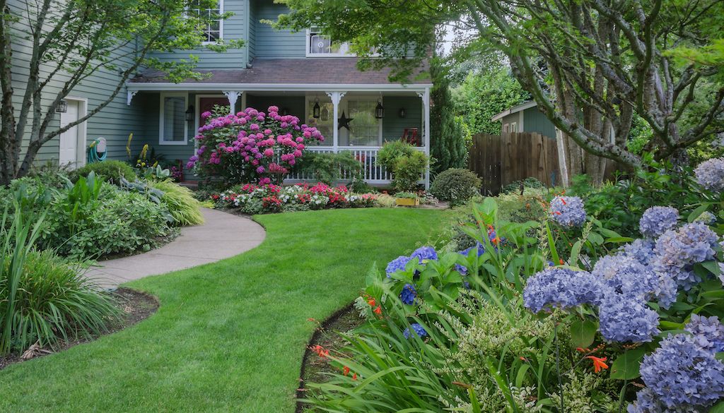 front yard landscape design