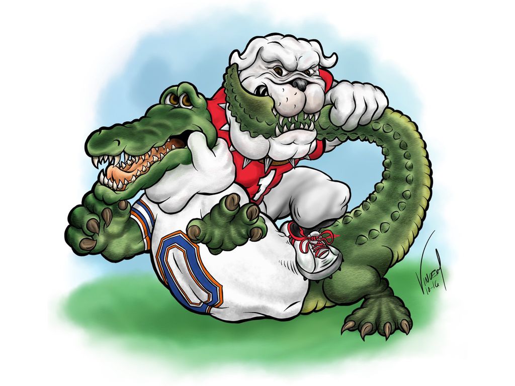 Mascot Illustration don in Procreate on iPad Pro.