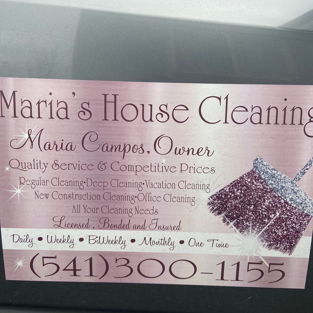 Maria’s house cleaning