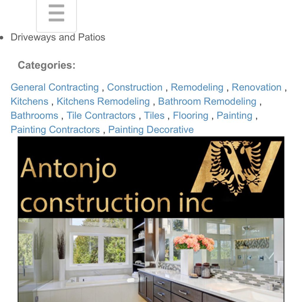Antonjo Construction Inc.