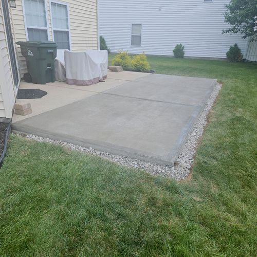 They did great work on my concrete patio! It was i