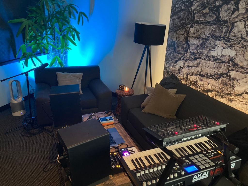 Converted the office into a studio and wrote/produ