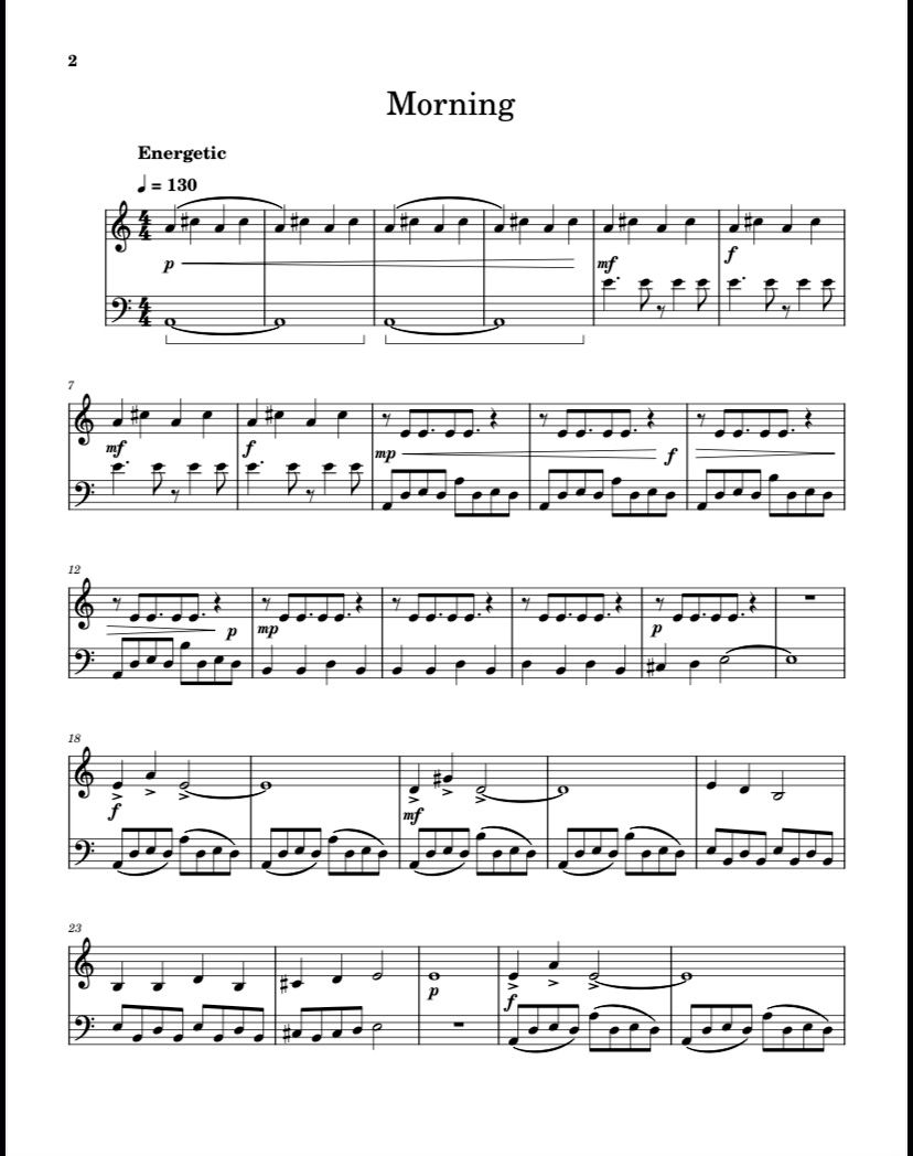 A sample work of my compositions that won first pr