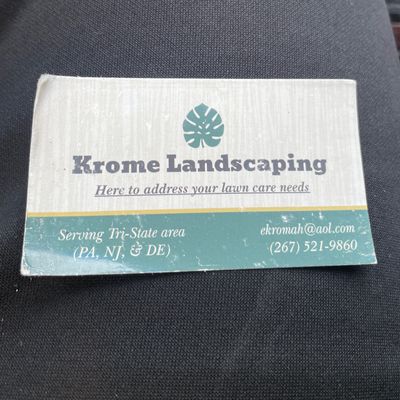 Avatar for Krome Landscaping