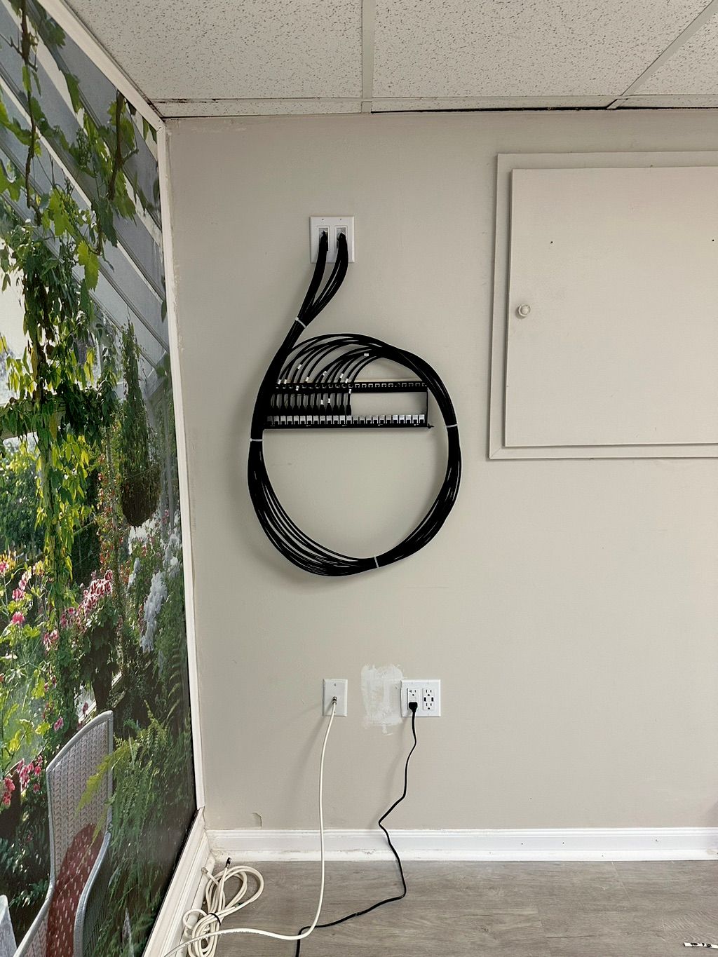 CAT 7 cables + New 20A circuit with USB outlet 