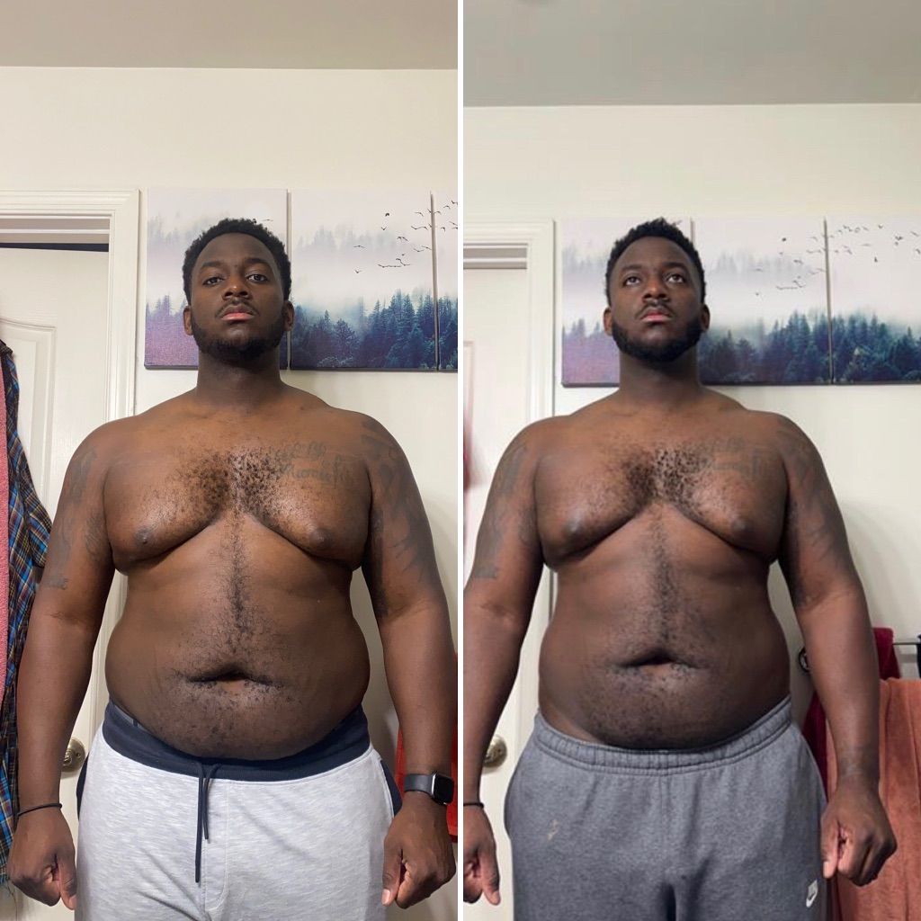 100% online nutrition coaching! 8 weeks down inche