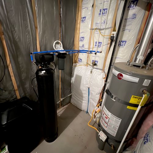 Brent Installed a Brand New Water Softening with F