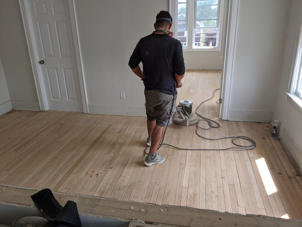 Hardwood flooring refinishing in Oceanside, NY
