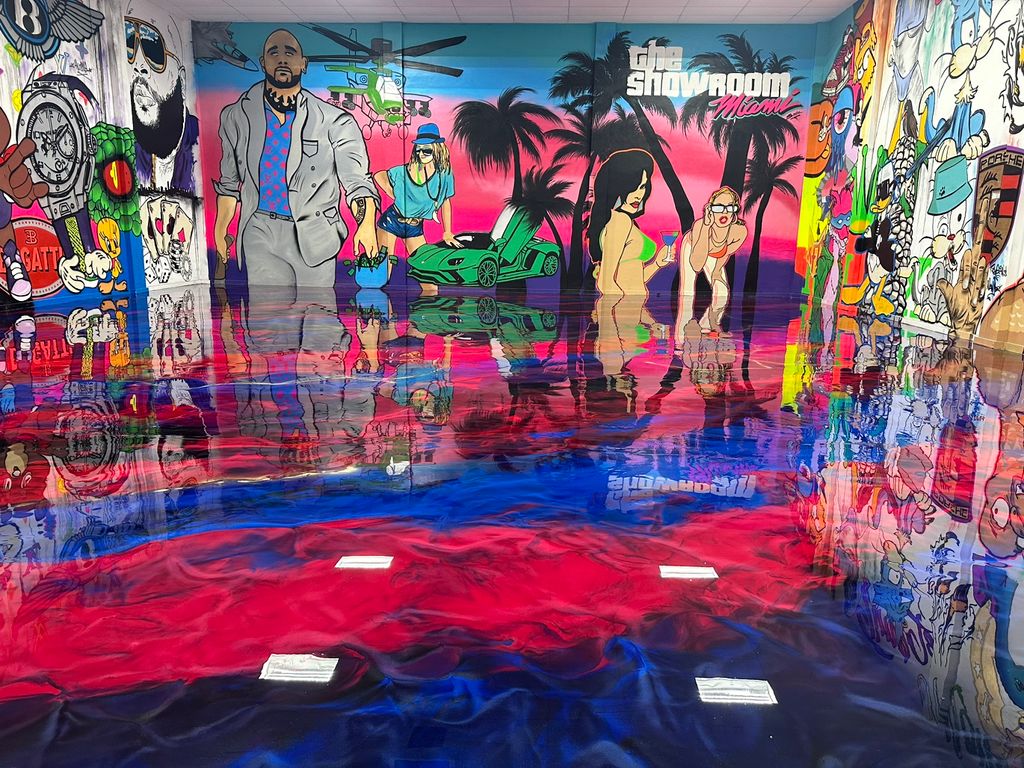 We now do epoxy designer floors! Collab with Don R