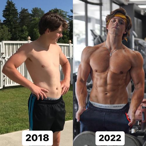 4 year transformation of myself