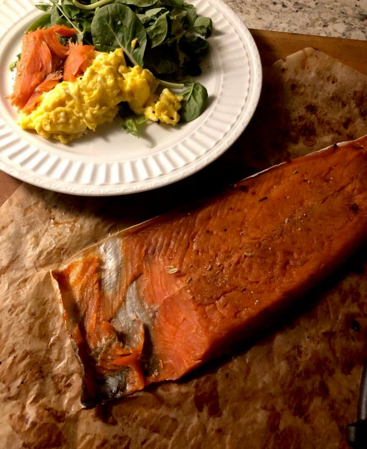 Fresh wild Alaskan gravlax