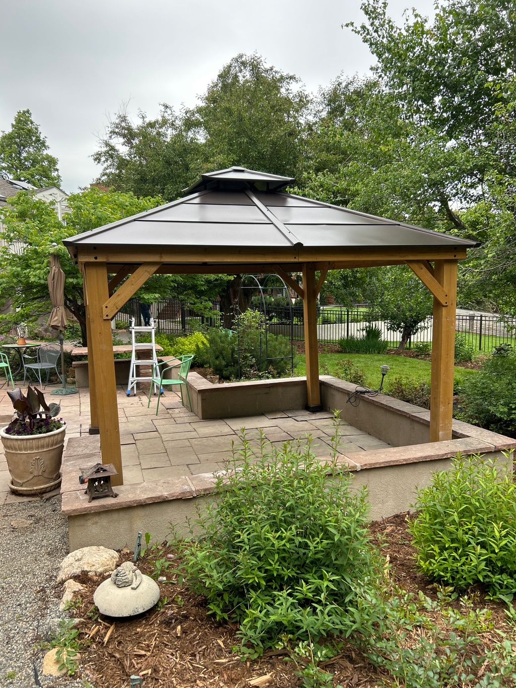 10x10 gazebo installation!