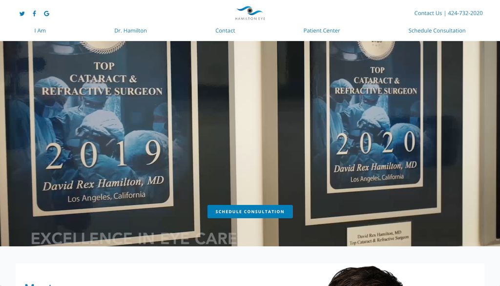 Rex Hamilton M.D. - New Custom Website