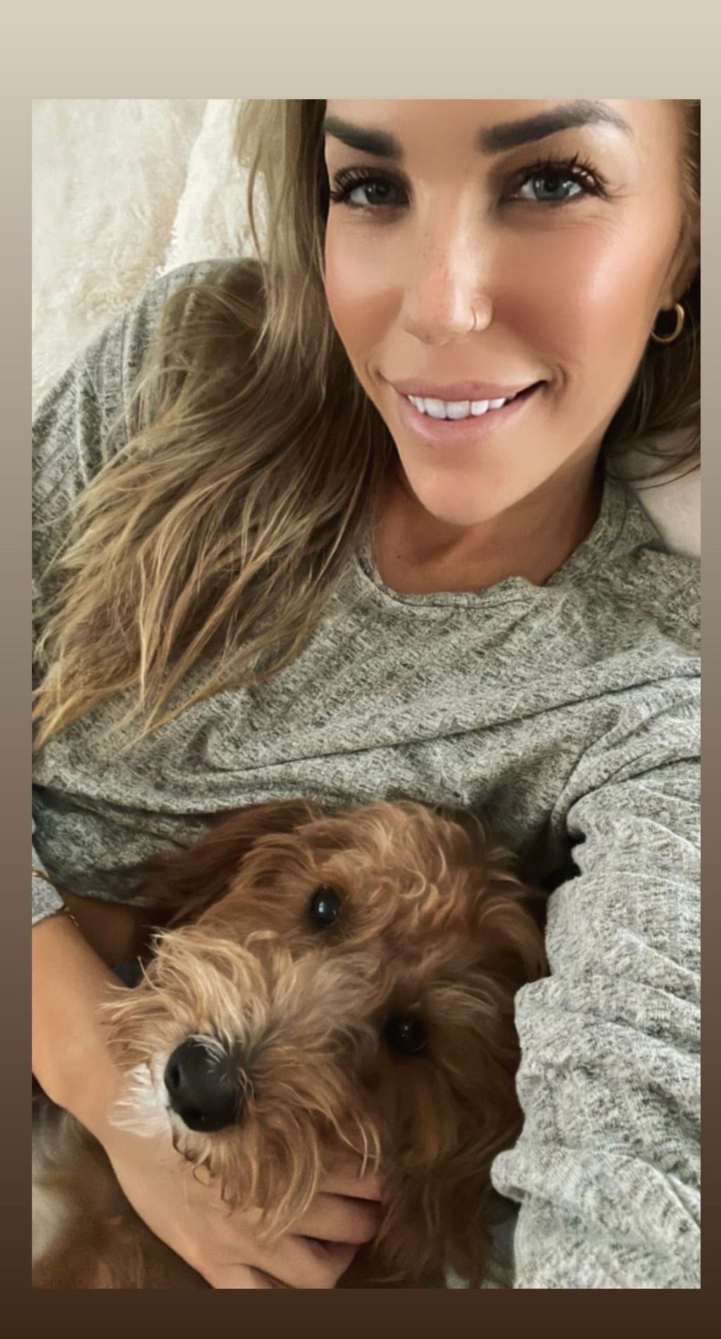 Nacho loves to cuddle!