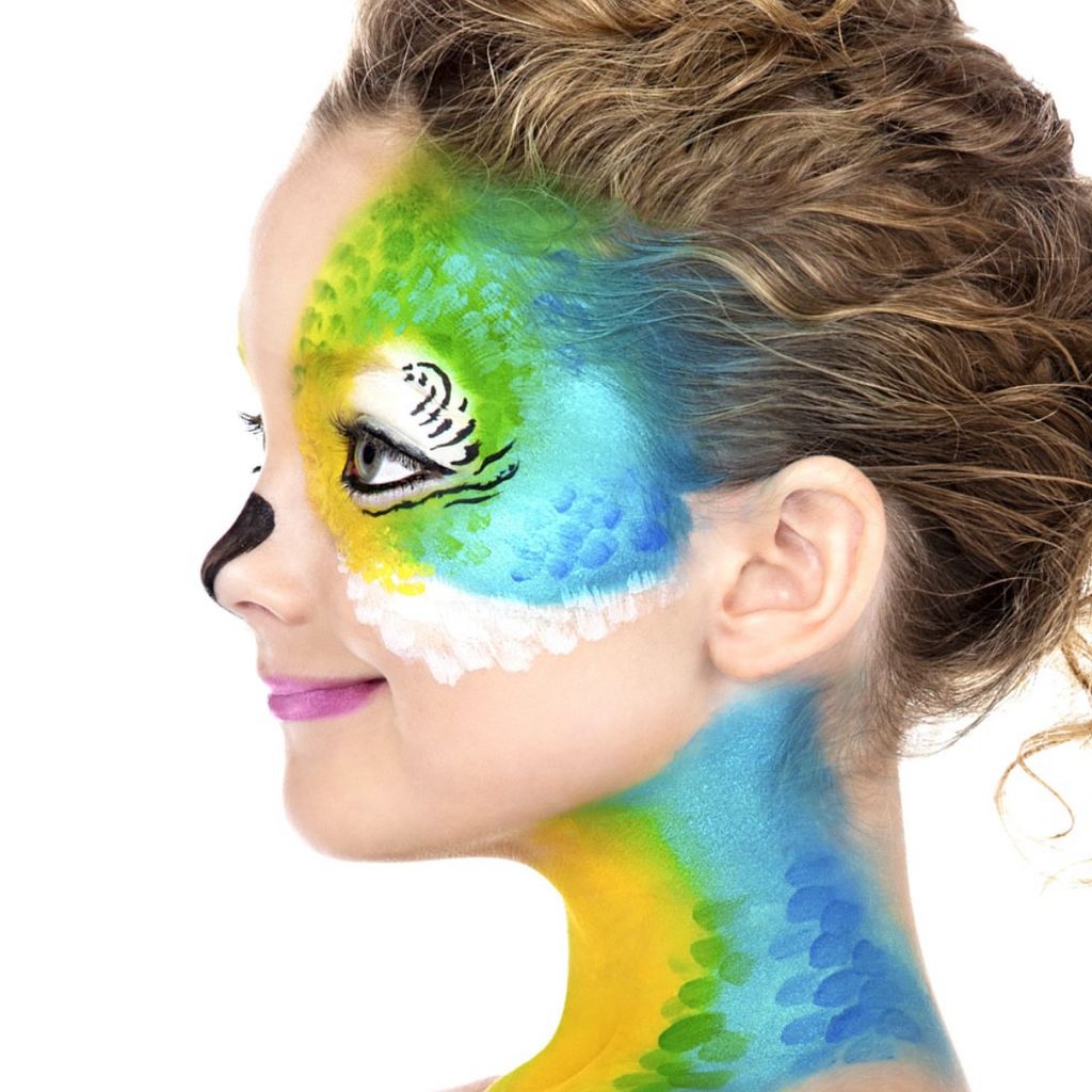 Painted Parrot Facepainting